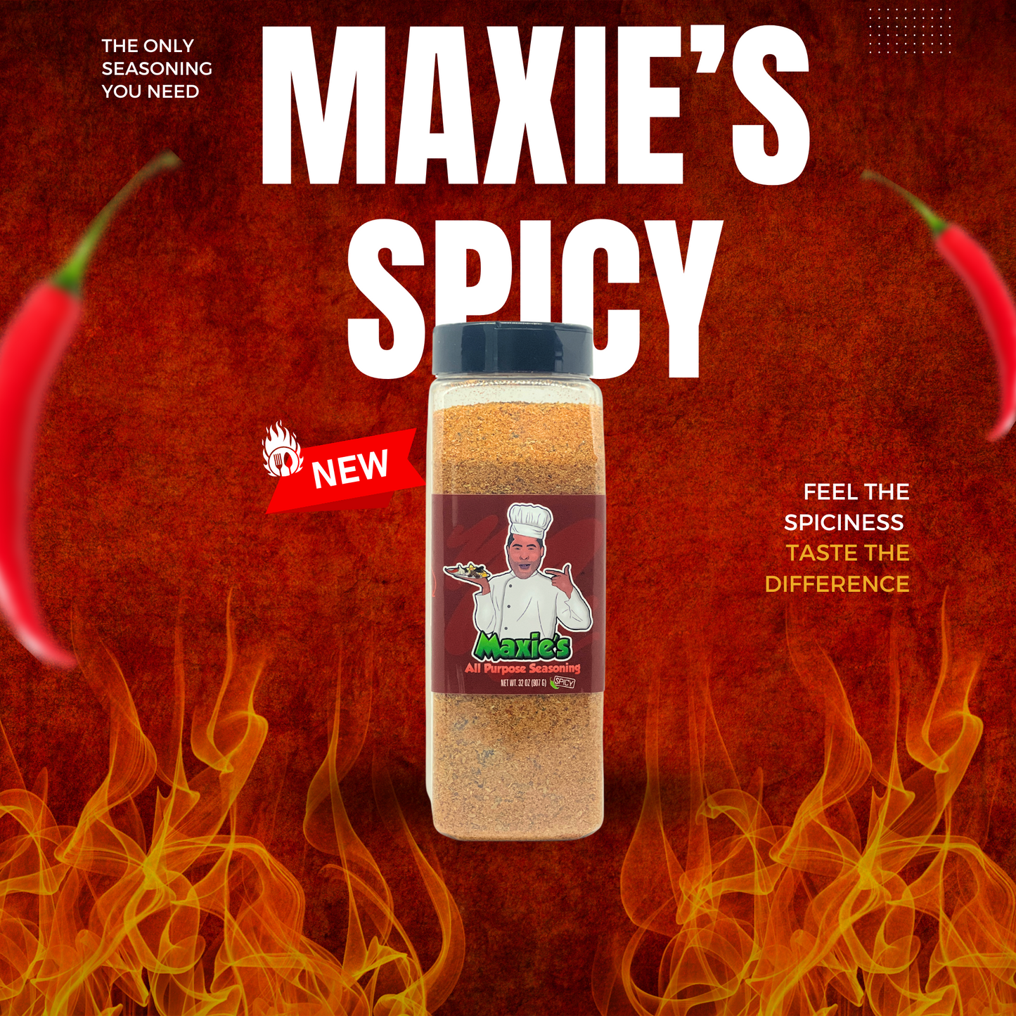 Maxie's Spicy All-Purpose Seasoning 32 oz